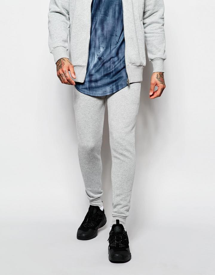 Illusive London Skinny Joggers - Gray