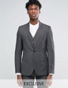 Harry Brown Slim Fit Suit Jacket In Gray - Gray