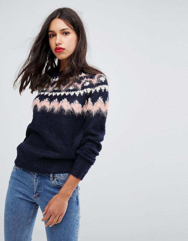 Vero Moda Crew Neck Sweater - Navy