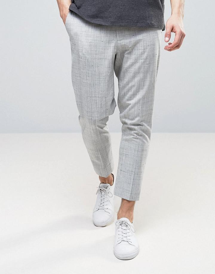 Asos Tapered Pant In Gray - Gray