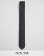Reclaimed Vintage Black Tie - Black