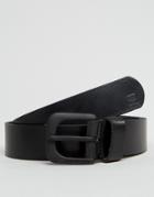 G-star Zed Leather Belt In Black - Black