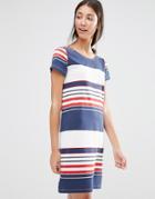 Vila Multi Stripe Shift Dress - Multi