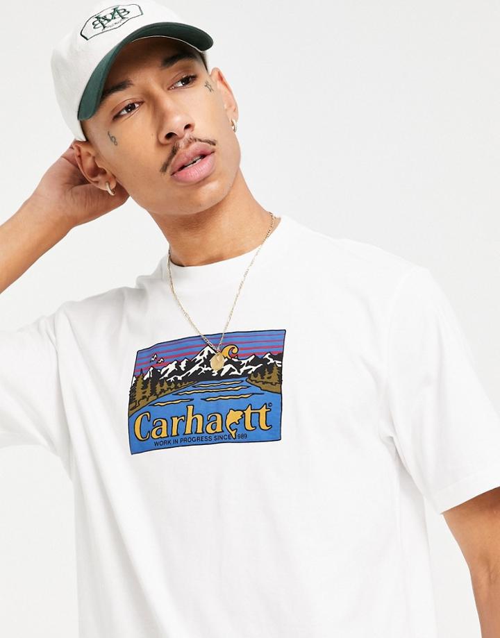 Carhartt Wip Great Outdoors T-shirt In White