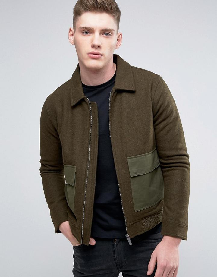Native Youth Combat Jacket - Green