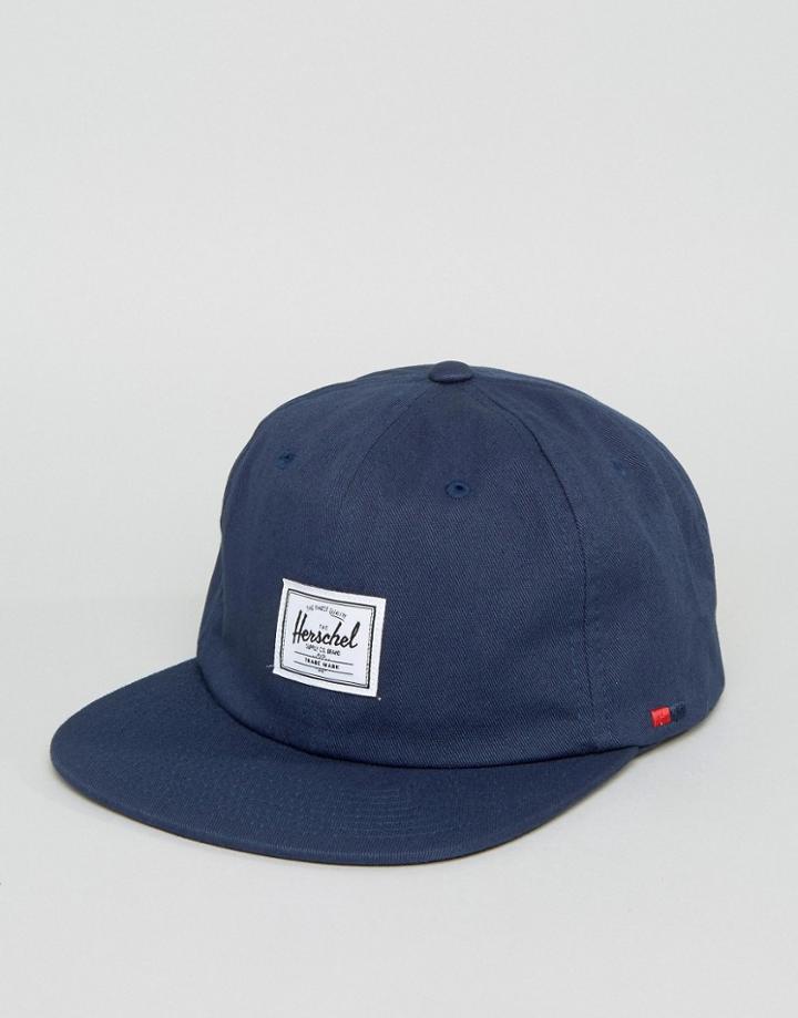Herschel Supply Co Albert Cap In Navy - Navy