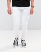 Ringspun Skinny Jeans - White