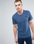 The North Face Simple Dome T-shirt In Navy - Navy