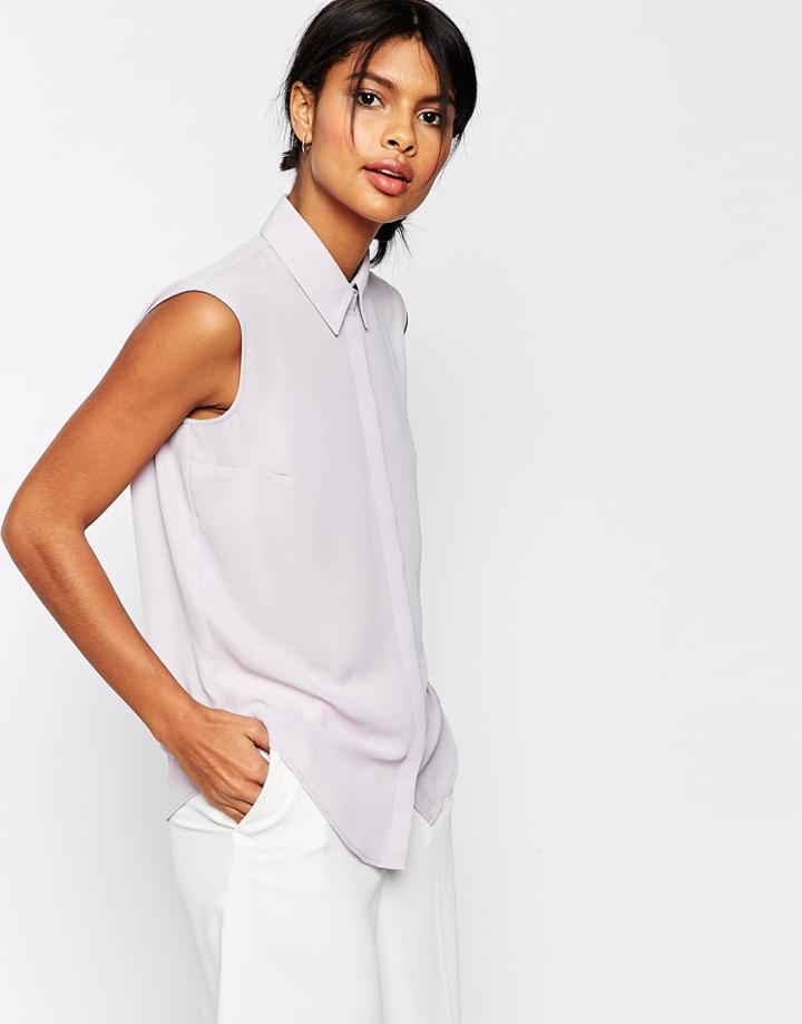 Asos Sleeveless Blouse - Lilac