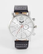 Brave Soul Sports Style Watch In Silver