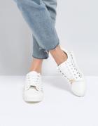 Miss Kg Kelsie Lace Up Sneakers - White