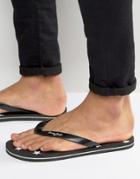 Brave Soul Flip Flops Star Print - Black