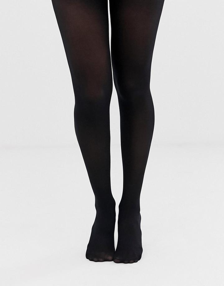 Lindex 40 Denier Recycled Maternity Tights In Black - Black