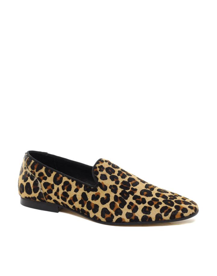 Asos Loafers With Leopard Print.