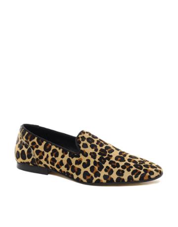 Asos Loafers With Leopard Print.