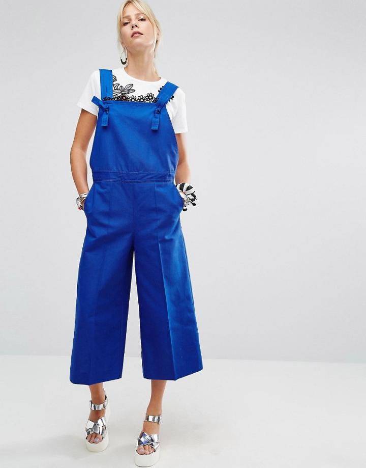 Sportmax Code Giro Pinny Jumpsuit - Blue