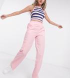 Collusion Relaxed Pant In Pale Pink