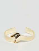 Pieces Knotted Bangle - Gold