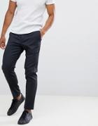 Selected Homme Pants With Elasticated Waistband In Tapered Fit