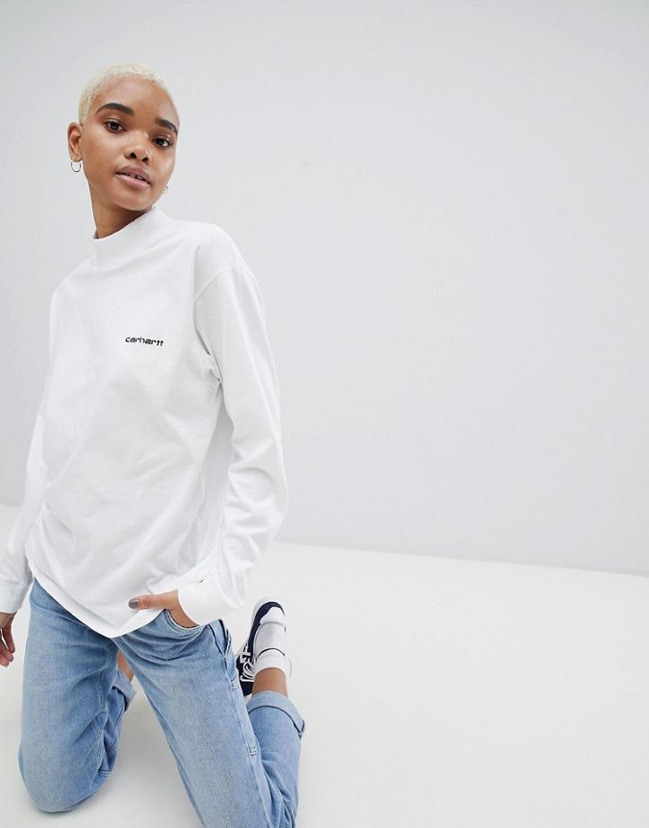 Carhartt Wip Relaxed Fit Top With Logo - White