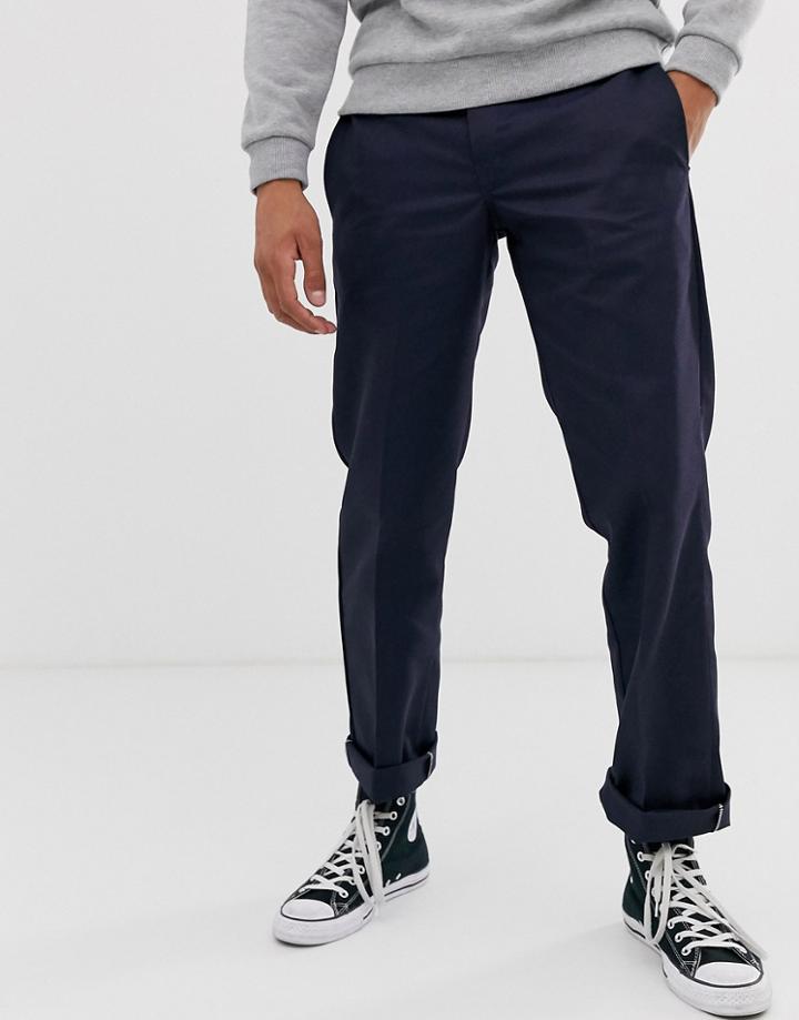 Dickies 873 Slim Straight Work Pant In Dark Navy