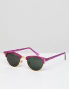 Reclaimed Vintage Inspired Retro Sunglasses In Pink Exclusive To Asos - Pink