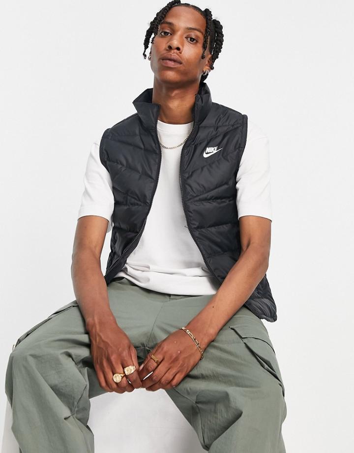 Nike Thermafit Repel Windrunner Tank Top In Black