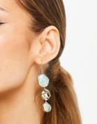 & Other Stories Multi Stone Pendant Earrings In Gold