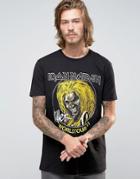 Asos Relaxed Fit Band T-shirt With Iron Maiden Killer World Tour Print