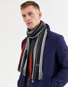 Ted Baker Muster Stripe Scarf-multi
