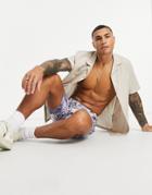 Asos Design Regular Fit Linen Shirt With Revere Collar In Stone-neutral