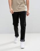 Threadbare Riley Skinny Fit Black Jeans - Black
