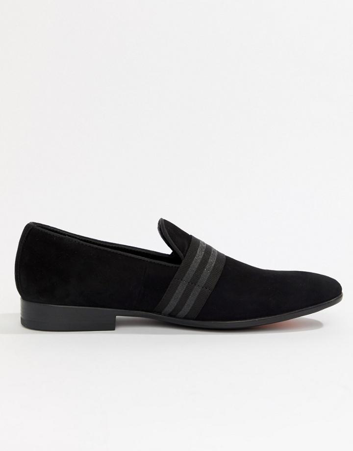 Aldo Asaria Loafers In Black Velvet - Black