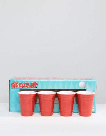 Red Cup Shot Glasses In 4 Pack - Multi