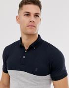French Connection Block Polo-navy