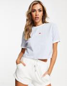 Ellesse Cropped T-shirt In Blue-blues