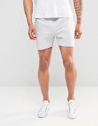 Only & Sons Jersey Short Shorts - Light Gray Marl