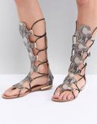 Morgan Knee High Gladiator Sandal-multi