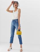 Northmore Denim Organic Cotton Super High-waist Mom Jean-blue