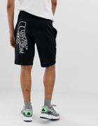 The North Face Graphic Light Shorts In Black - Black