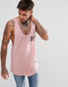 11 Degrees Muscle Tank In Pink - Pink