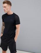 Asos 4505 Muscle T-shirt With Breathable Mesh Cut & Sew - Black