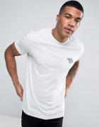 Brave Soul Planet Embroidered T-shirt - Cream