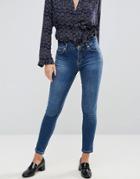 Mango High Waisted Jeans - Black