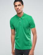 Celio Straight Fit Polo With Chest Crest - Green
