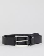 Burton Menswear Belt With Tab Detail In Black - Black