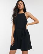 River Island Swing Dress In Black