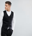 Noak Vest In Cotton Sateen - Black