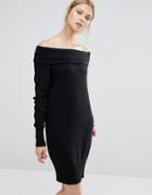 Vila Bardot Sweater Dress - Black