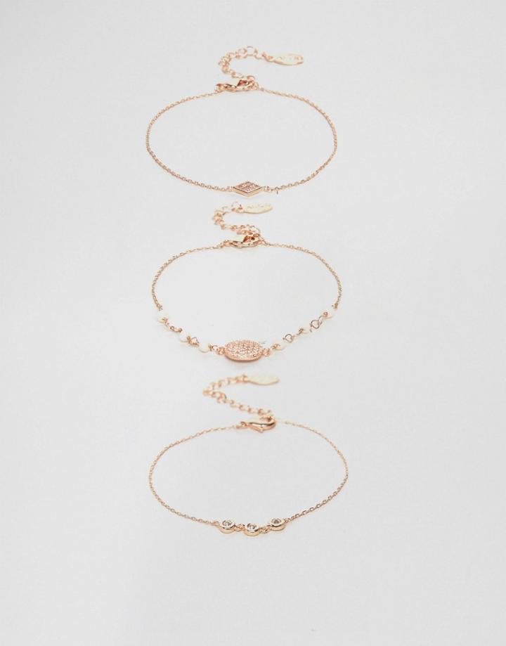 Aldo Arkizi Delicate Stacking Bracelets - Gold
